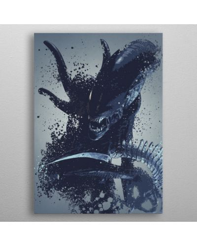 Метален постер Displate - Alien warrior - 3