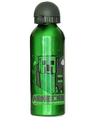 Алуминиева бутилка Minecraft - 500 ml, асортимент - 3