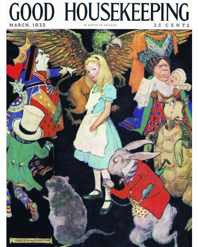 Пъзел New York Puzzle от 1000 части - Алиса в страната на чудесата - 1