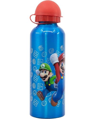 Алуминиева бутилка Stor Super Mario - 530 ml - 2