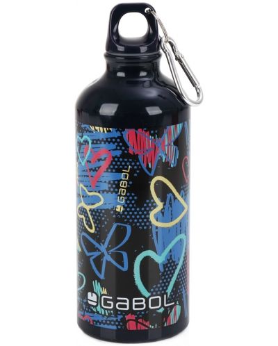 Алуминиева бутилка за вода Gabol Tizas - 600 ml - 1