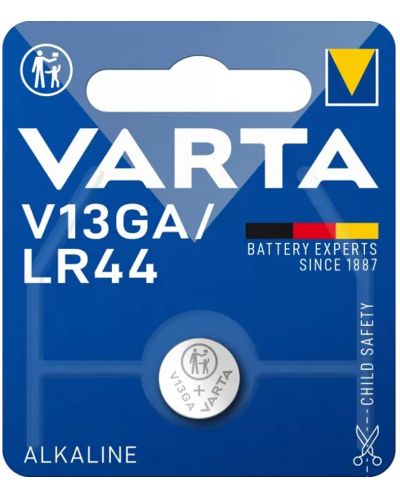 Алкална батерия VARTA - V13 GA, LR44, 1 бр. - 1