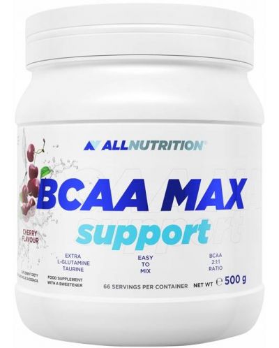 BCAA Max Support, cherry, 500 g, AllNutrition - 1