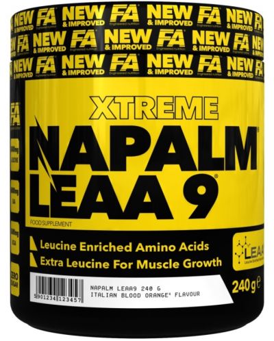 Xtreme Napalm LEAA 9, fruit massage, 240 g, FA Nutrition - 1