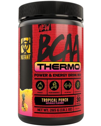 BCAA Thermo, tropical punch, 285 g, Mutant - 1