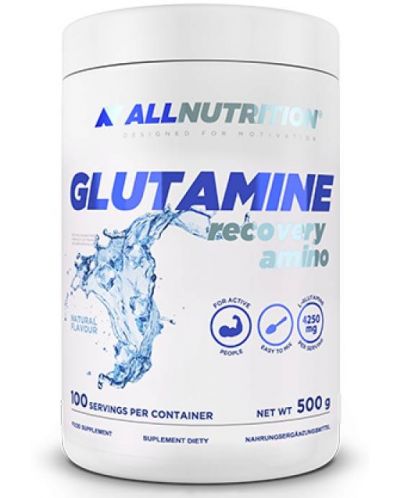 Glutamine Recovery Amino, natural, 500 g, AllNutrition - 1