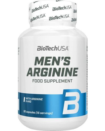 Men's Arginine, 90 капсули, BioTech USA - 1