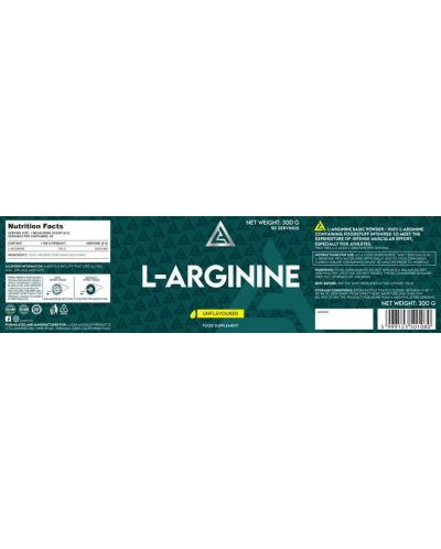 L-Arginine Powder, 300 g, Lazar Angelov Nutrition - 2