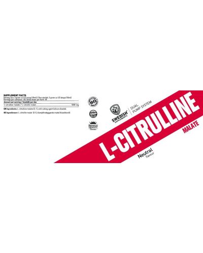 L-Citrulline Malate, 250 g, Swedish Supplements - 2