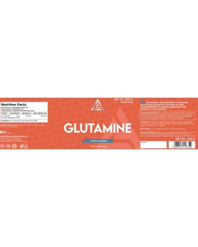 Glutamine Powder, 300 g, Lazar Angelov Nutrition - 2