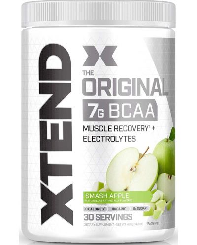 Xtend BCAAs, зелена ябълка, 435 g, Scivation - 1