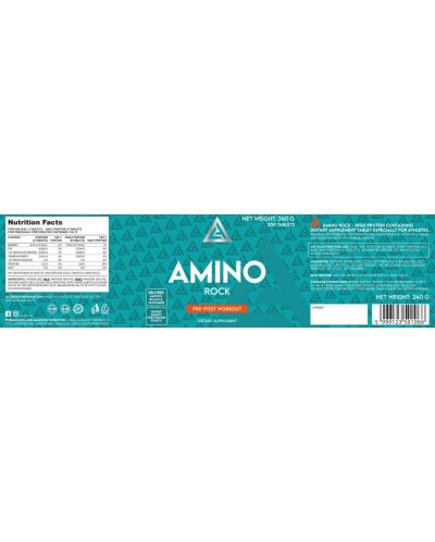 Amino Rock, 200 таблетки, Lazar Angelov Nutrition - 2