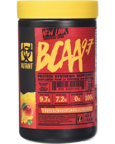 BCAA 9.7, tropical mango, 363 g, Mutant - 1