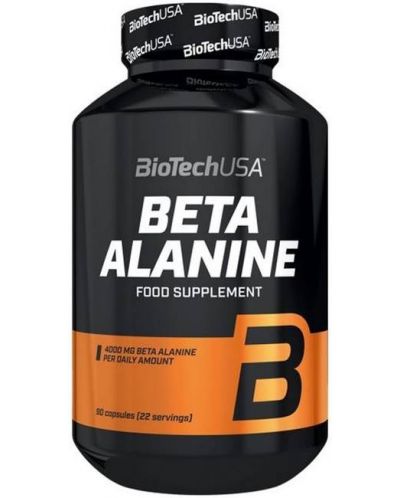 Beta Alanine, 90 капсули, BioTech USA - 1