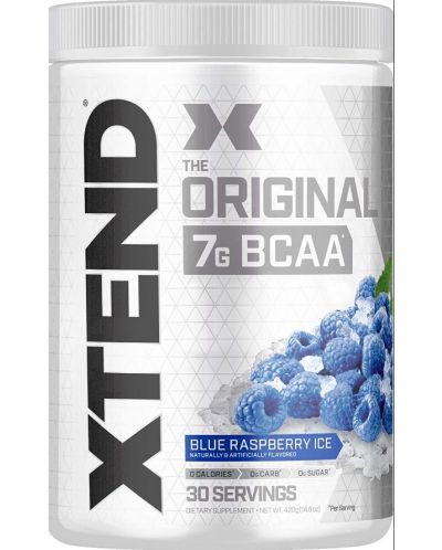 Xtend BCAAs, синя малина, 435 g, Scivation - 1