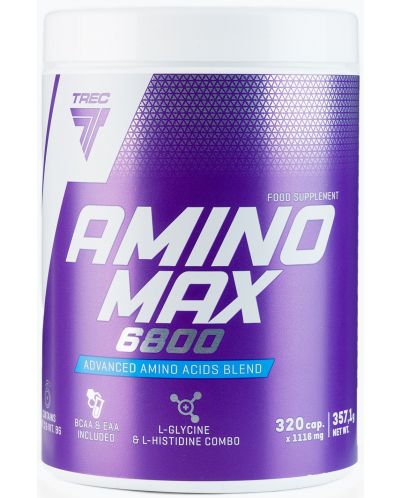 Amino Max 6800, 320 капсули, Trec Nutrition - 1