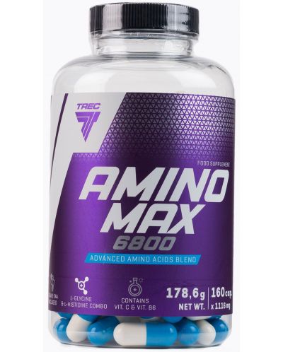 Amino Max 6800, 160 капсули, Trec Nutrition - 1