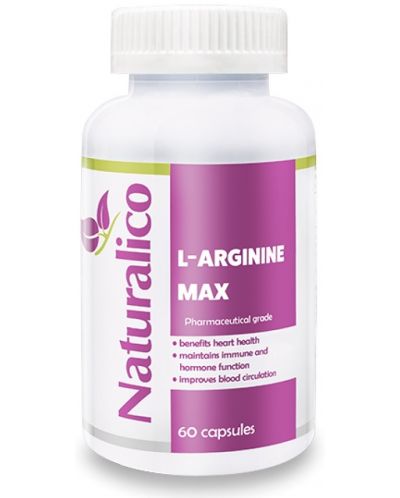 L-Arginine Max, 60 капсули, Naturalico - 1