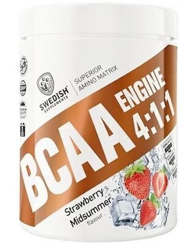 BCAA Engine 4:1:1, ягода, 400 g, Swedish Supplements - 1
