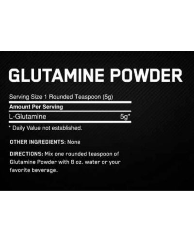 Glutamine Powder, 630 g, Optimum Nutrition - 2