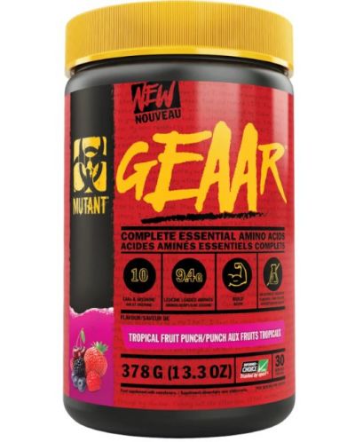 GEAAR, tropical fruit punch, 378 g, Mutant - 1