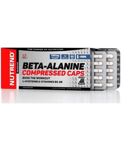 Beta-Alanine, 90 капсули, Nutrend - 1