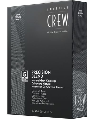 American Crew Боя за коса, тъмни тонове, 3 x 40 ml - 1