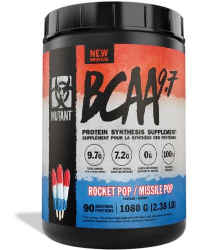BCAA 9.7, rocket pop, 1080 g, Mutant - 1