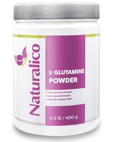 L-Glutamine Powder, 400 g, Naturalico - 1