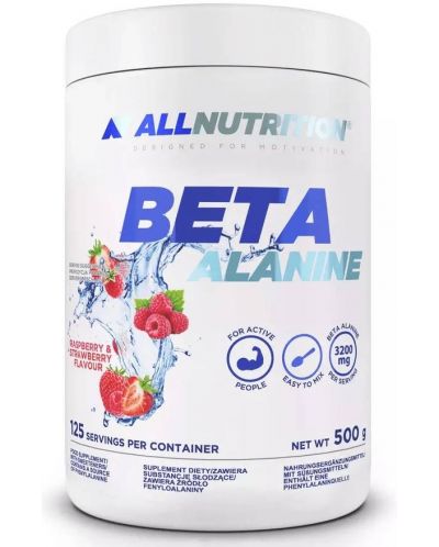 Beta Alanine, raspberry - strawberry, 500 g, AllNutrition - 1