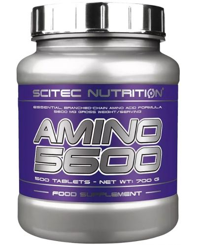 Amino 5600, 500 таблетки, Scitec Nutrition - 1