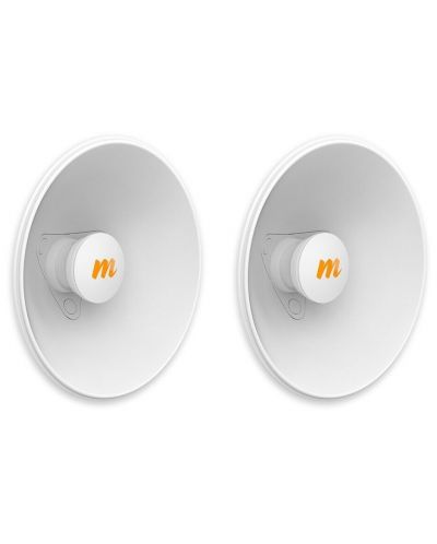 Антени Mimosa - N5-X25, 4.9-6.4 GHz, 25 dBi, 400 mm, 2 броя, бели - 1