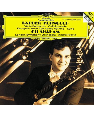 Barber: Violin Concerto / Korngold: Violin Concerto; Much Ado About Nothing (CD)