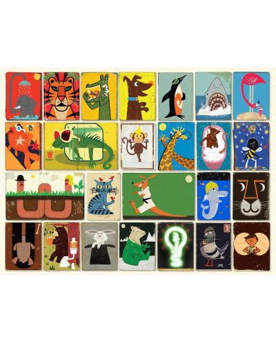 Пъзел New York Puzzle от 300 части - Животни, колаж - 1