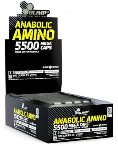 Anabolic Amino 5500 Mega Caps, 900 капсули, Olimp - 1