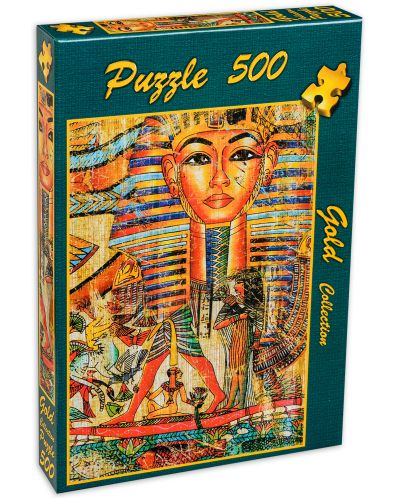 Пъзел Gold Puzzle от 500 части - Античен египетски колаж - 2