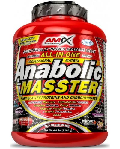 Anabolic Masster, горски плодове, 2200 g, Amix - 1