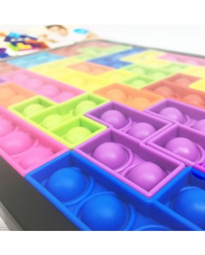 Антистрес игра Raya Toys - Pop It Tetris, 26 части - 2