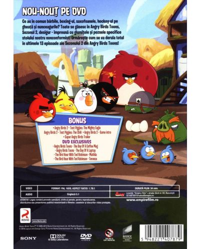 Angry Birds Toons - Сезон 2 - част 2 (DVD) - 2