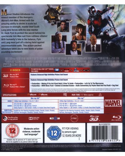Ant Man 3D+2D (Blu-Ray) - 2