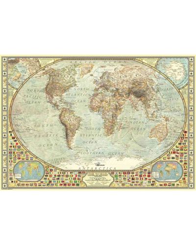 Пъзел Anatolian от 2000 части – Карта на света, Джей Саймънс - 2
