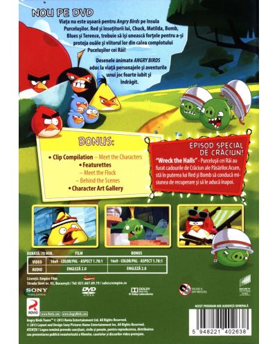Angry Birds Toons - Сезон 1 - част 1 (DVD) - 2