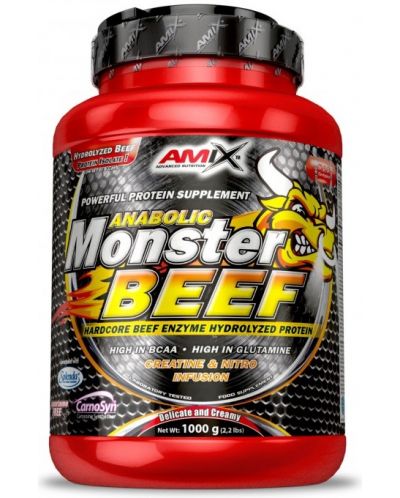 Anabolic Monster Beef, горски плодове, 1000 g, Amix - 1