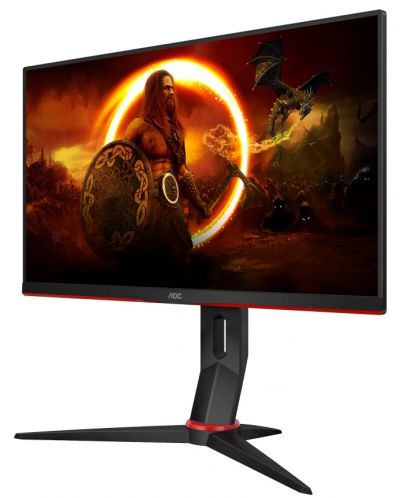 Гейминг монитор AOC - 24G2SPU/BK, 23.8'', FHD, 165Hz, 1ms, черен - 2