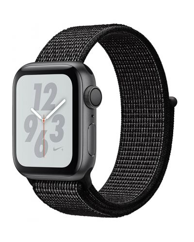 Смарт часовник Apple Nike + S4 - 40mm, сив, черен sport loop - 1