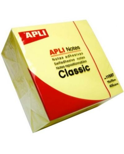 Самозалепващи листчета Apli 75 х 75 mm, 400 броя - 1