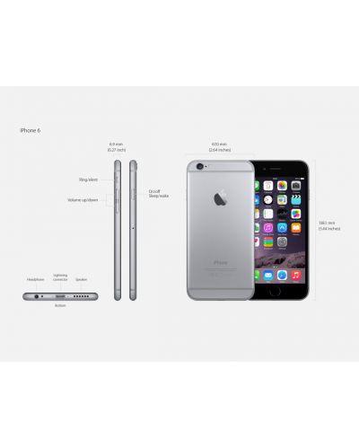 Apple iPhone 6 64GB - Silver - 3