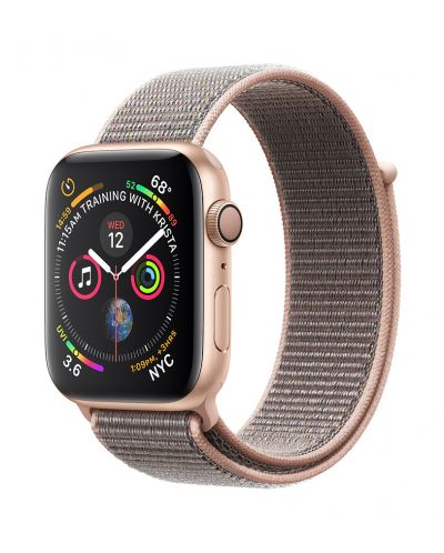 Смарт часовник Apple S4 - 44mm, розов, pink sand loop - 1