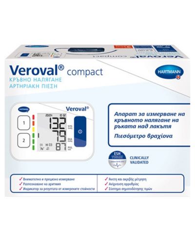 Veroval Compact Апарат за кръвно налягане, за ръката над лакътя, Hartmann - 4