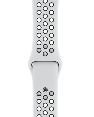 Смарт часовник Apple Nike + S4 - 40mm, сребрист, сребриста/черна силиконова каишка - 3